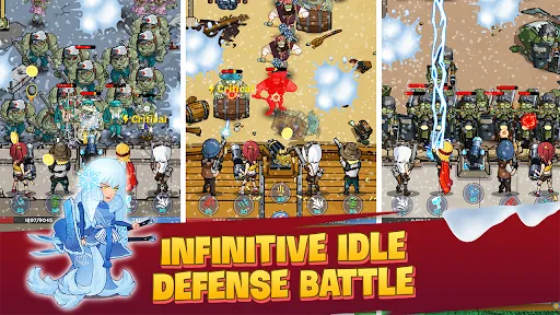Zombie War Idle Defense Game应用截图