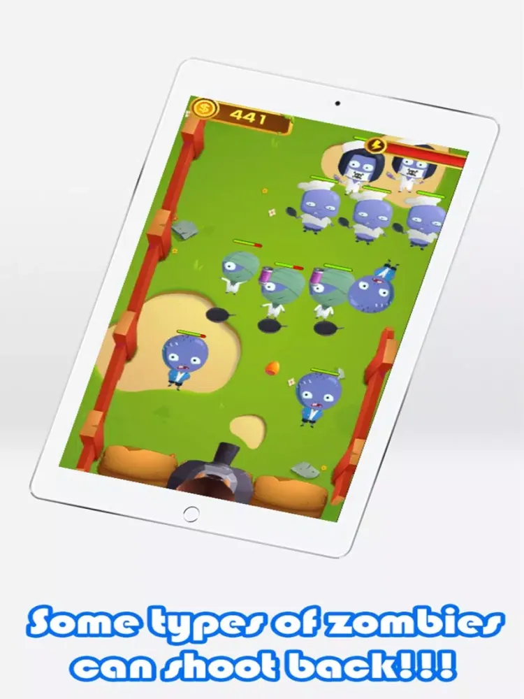 Zombie Cannon Blaster - shoot zombies! iPad  Screenshots