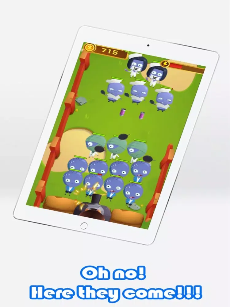 Zombie Cannon Blaster - shoot zombies! iPad  Screenshots