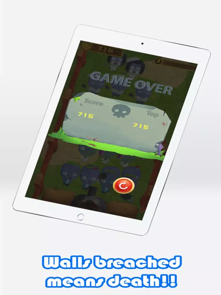 Zombie Cannon Blaster - shoot zombies! iPad  Screenshots