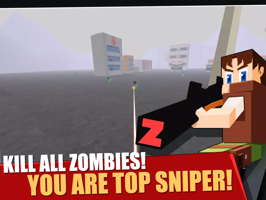 Screenshot di Zombie Town: Sniper iPad 