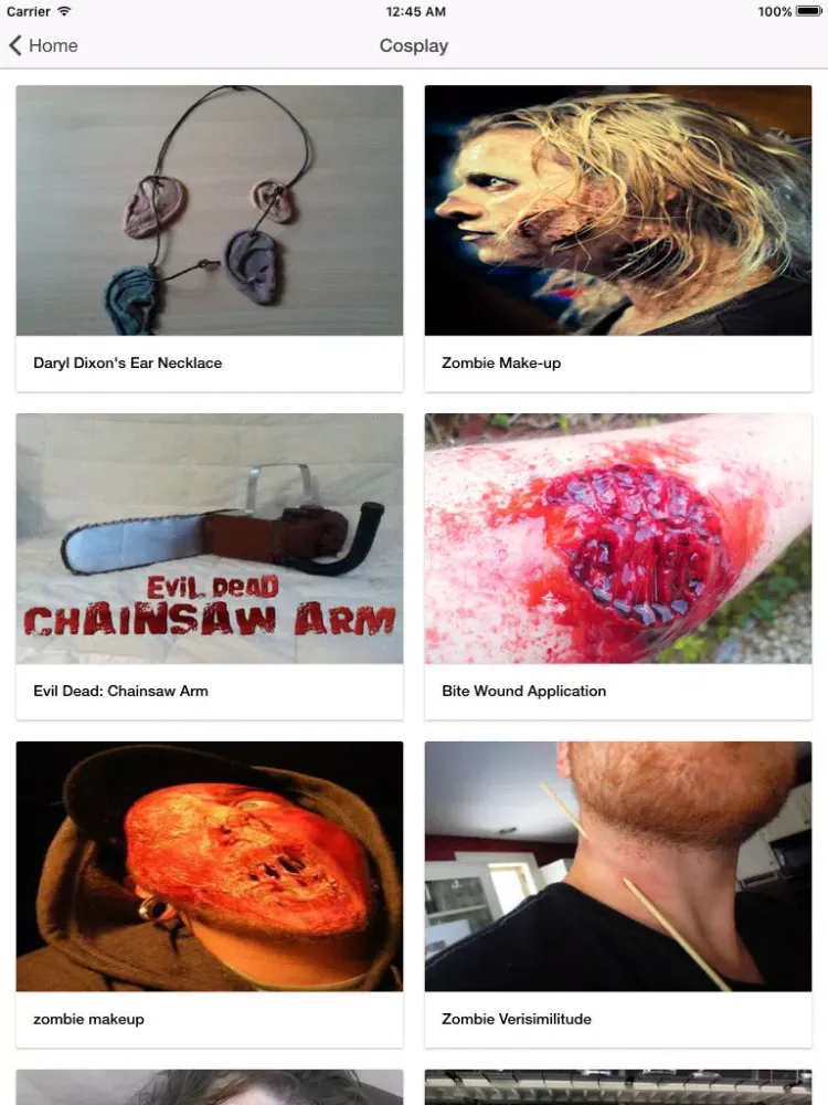 How It's Made:Walking Dead edition iPad 應用截圖