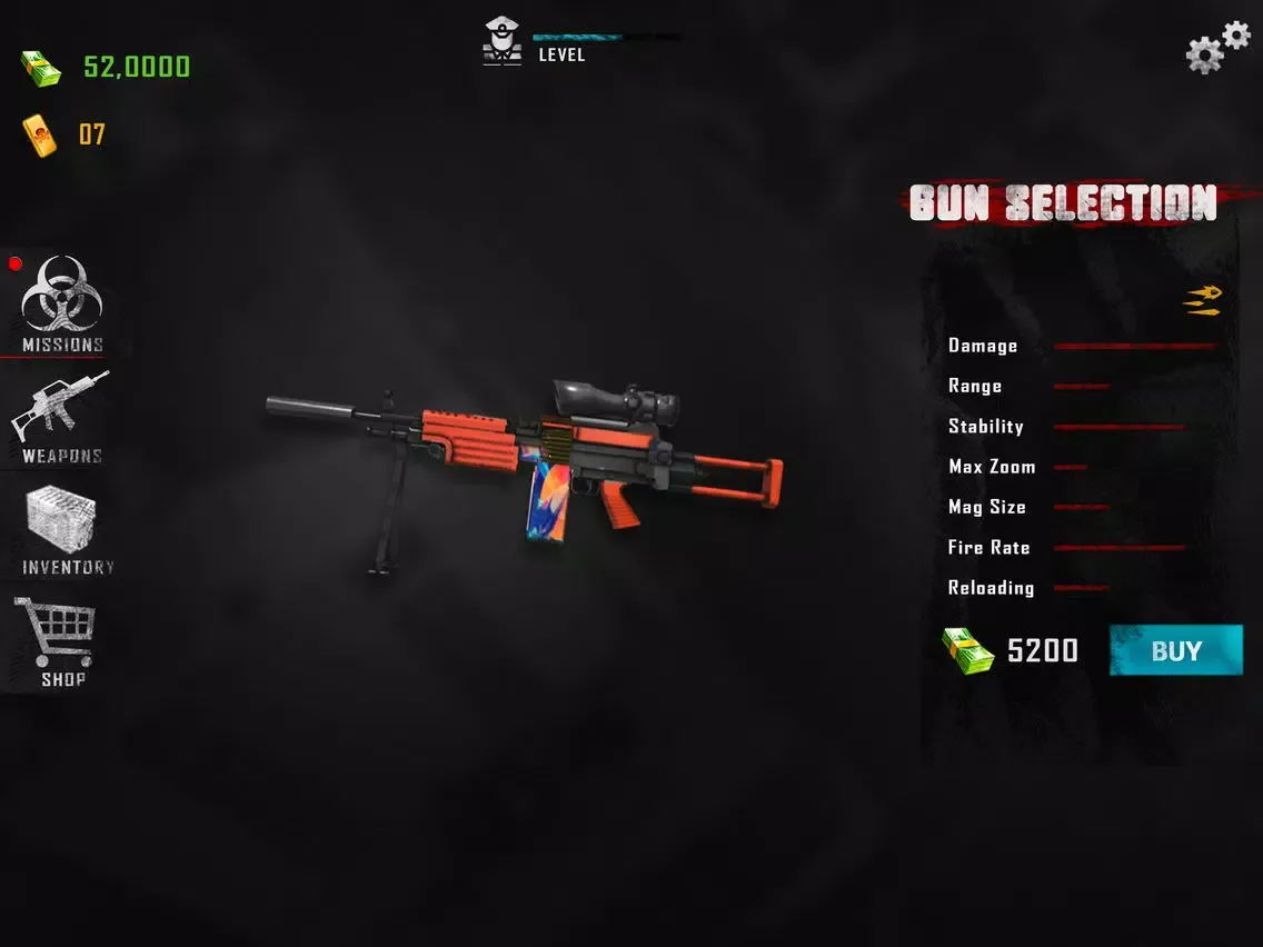 Zombie Hunter Ultimate Sniper iPad  স্ক্রিনশট