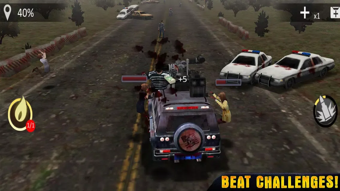 Death racing: Zombie Shoot سکرین شاٹس