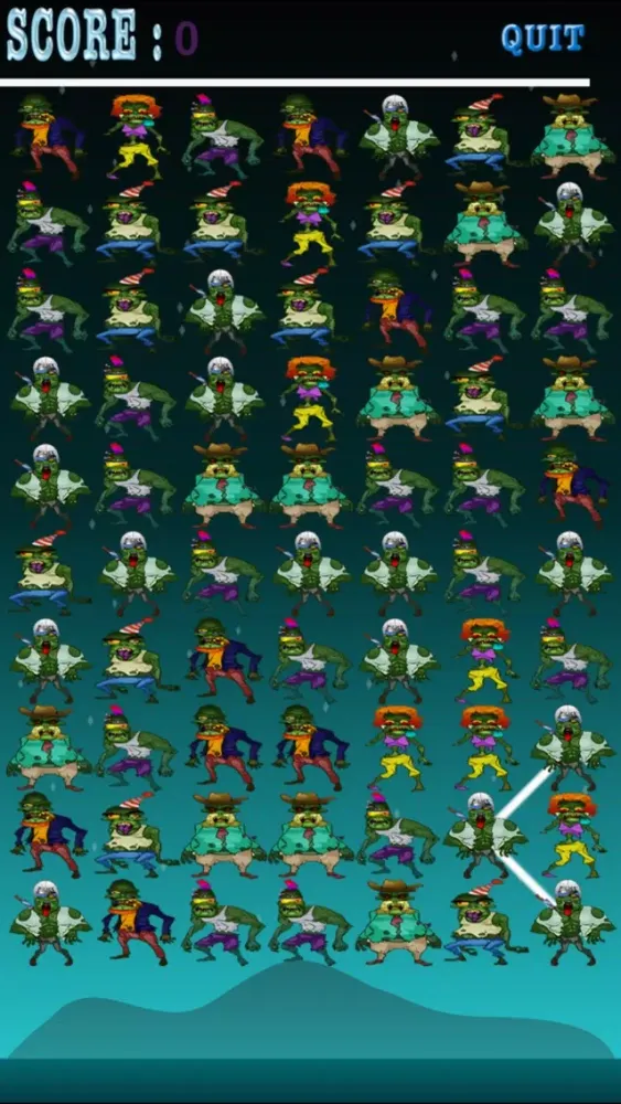 Zrzuty ekranu Zombies 3 Match - 3 Puzzle Mania