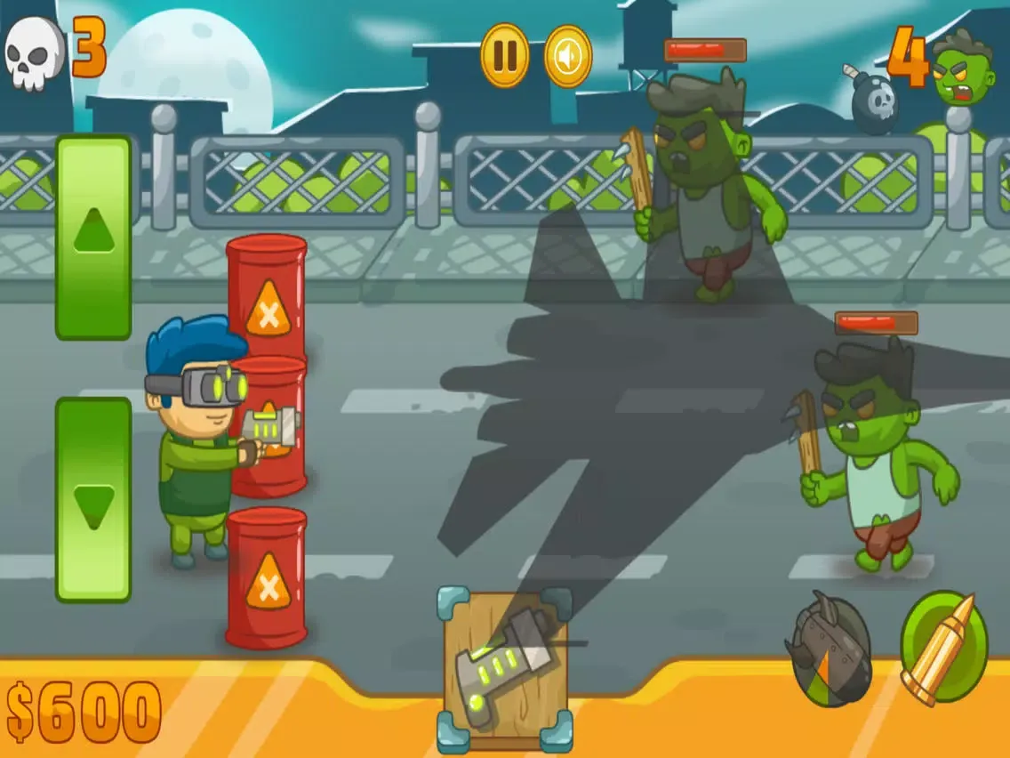 Zrzuty ekranu Zombie Protection Fright Nite iPad 