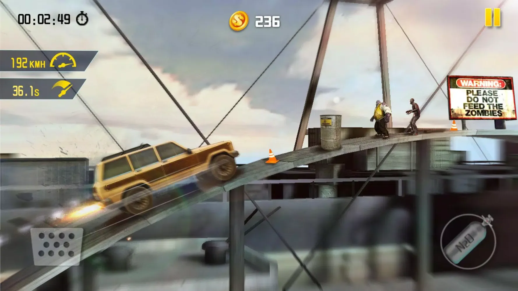 Ảnh chụp màn hình của Zombie Road Escape
