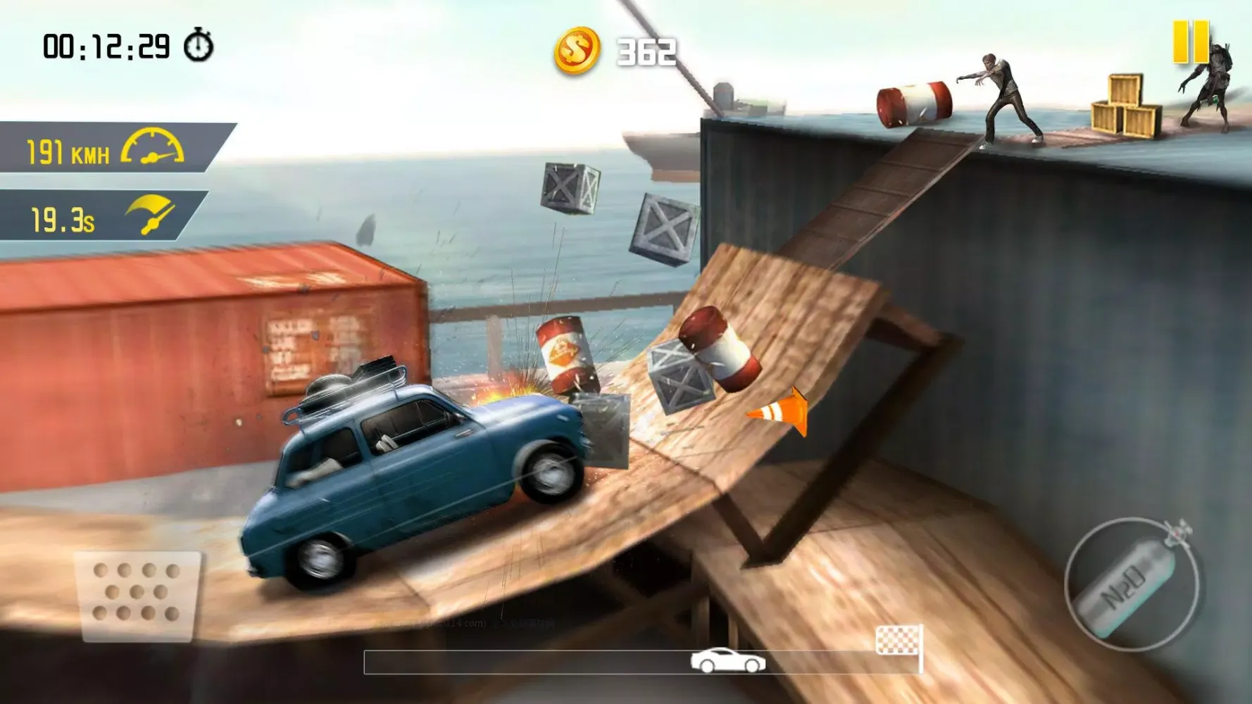 Ảnh chụp màn hình của Zombie Road Escape