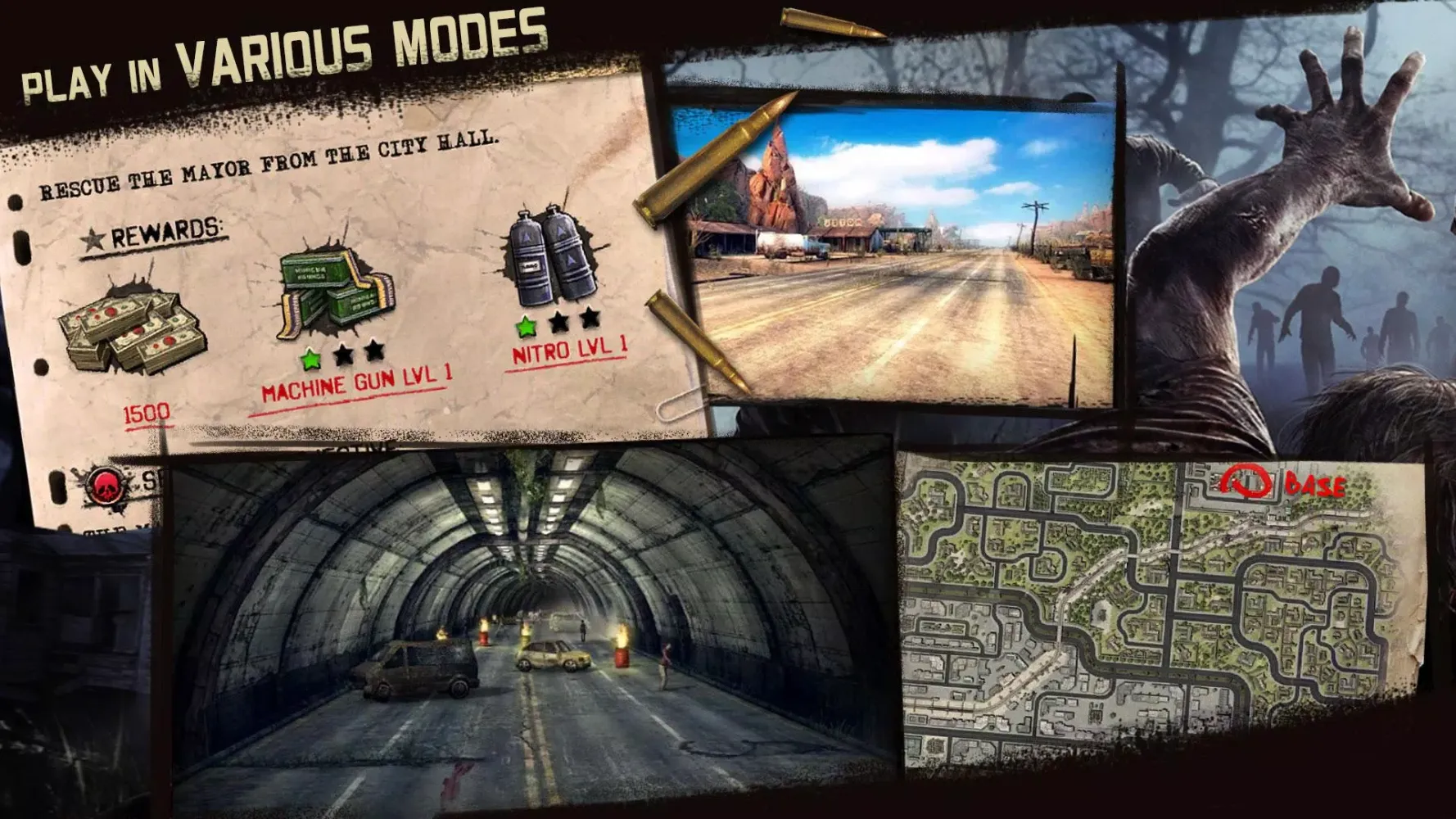 Ảnh chụp màn hình của Zombie Road Escape