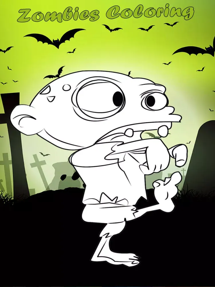 Zombies the Dead Coloring Book Free Game iPad  سکرین شاٹس