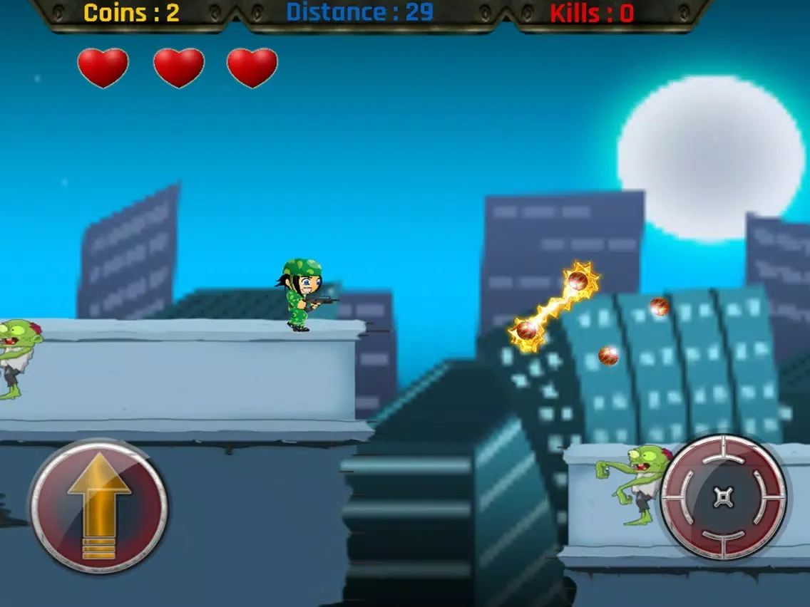 Zombie Fighter : Zombie Shooter iPad 應用截圖