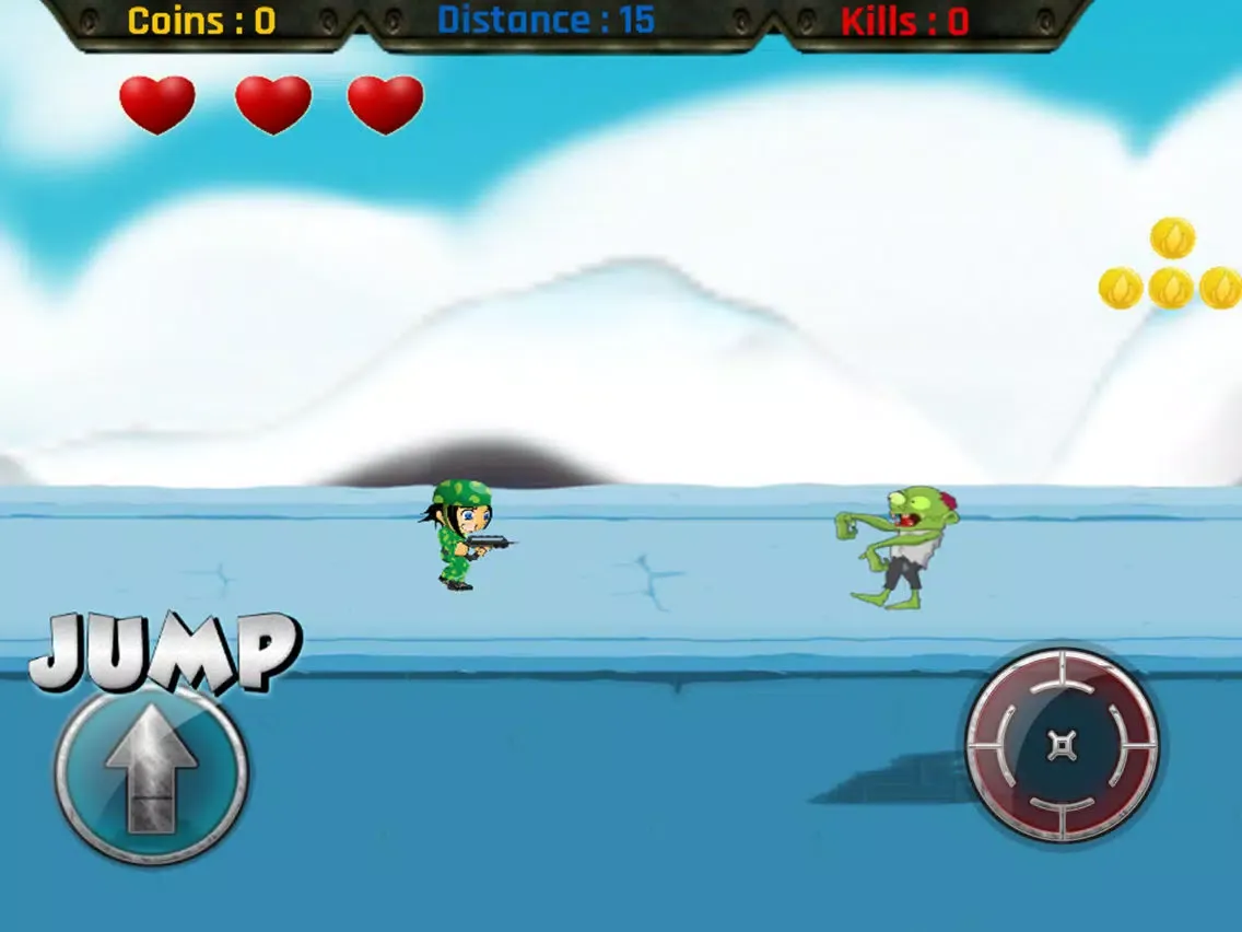 Zombie Fighter : Zombie Shooter iPad 應用截圖