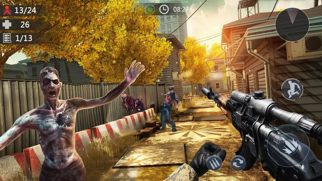 Ảnh chụp màn hình của Zombie 3D Gun Trigger: PvP