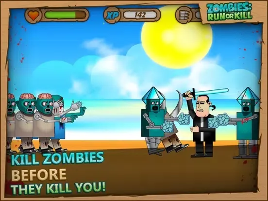 صور Zombies Run or Kill iPad 