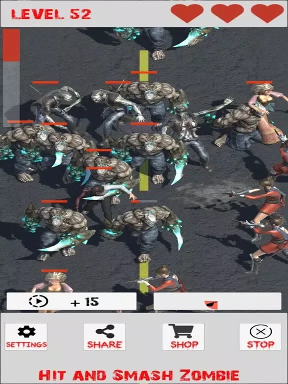 Smash Zombies: Hit and Smash iPad 应用截图
