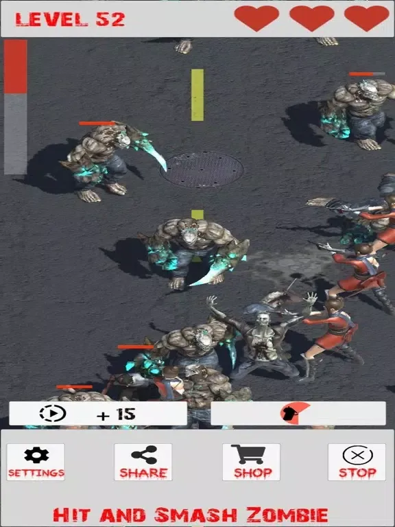 Smash Zombies: Hit and Smash iPad 应用截图