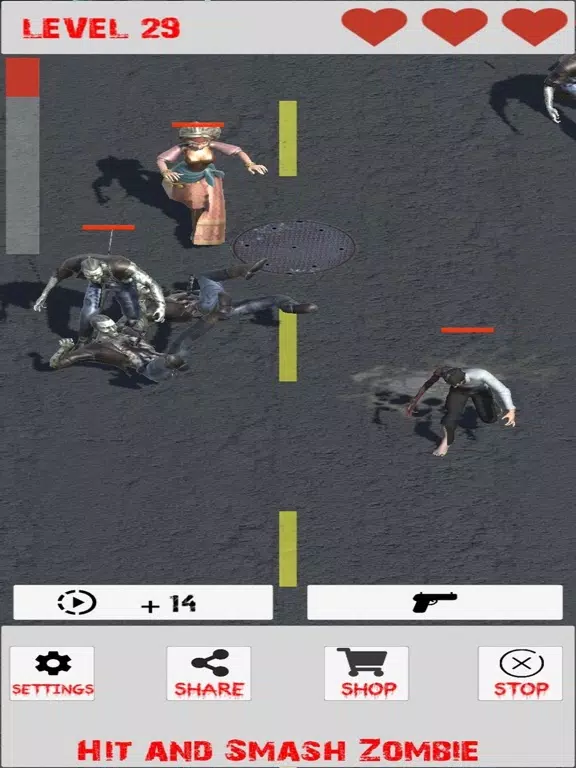 Captures d'écran de Smash Zombies: Hit and Smash iPad 