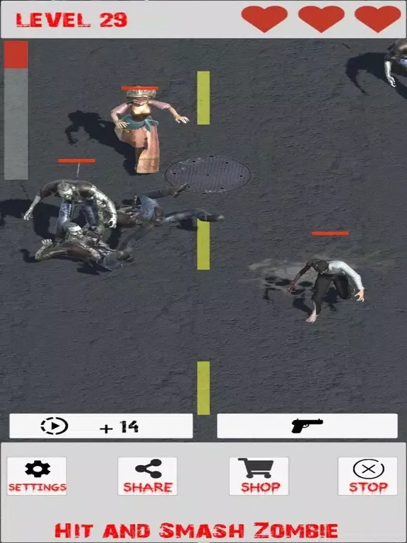 Smash Zombies: Hit and Smash iPad 应用截图