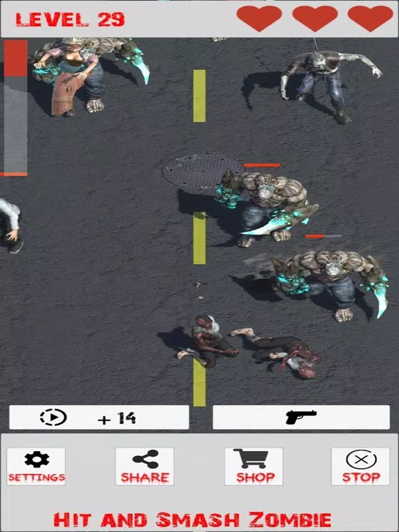 Captures d'écran de Smash Zombies: Hit and Smash iPad 