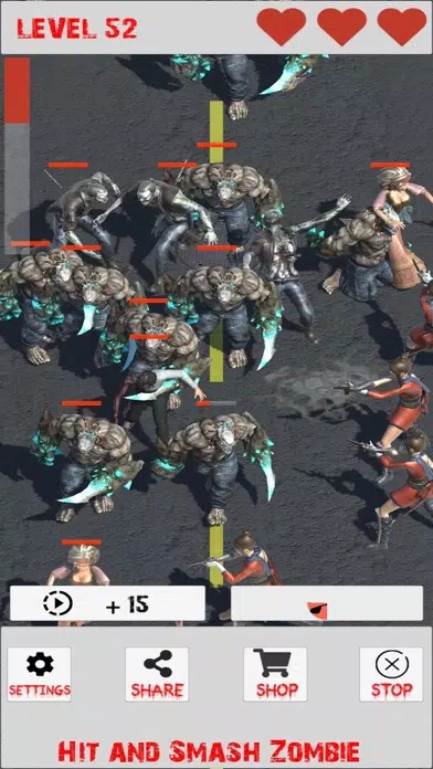Captures d'écran de Smash Zombies: Hit and Smash