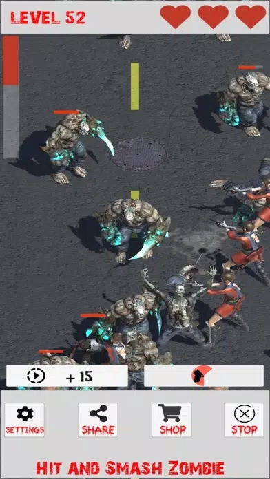Captures d'écran de Smash Zombies: Hit and Smash