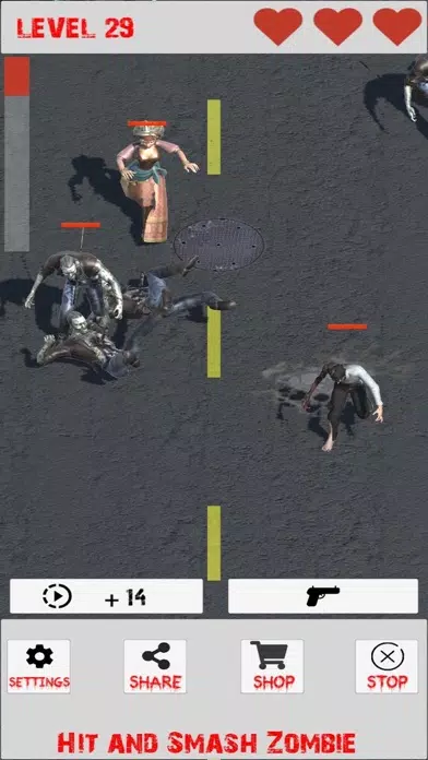 Captures d'écran de Smash Zombies: Hit and Smash