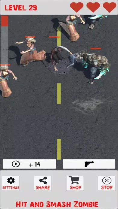Captures d'écran de Smash Zombies: Hit and Smash