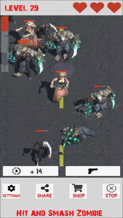 Captures d'écran de Smash Zombies: Hit and Smash