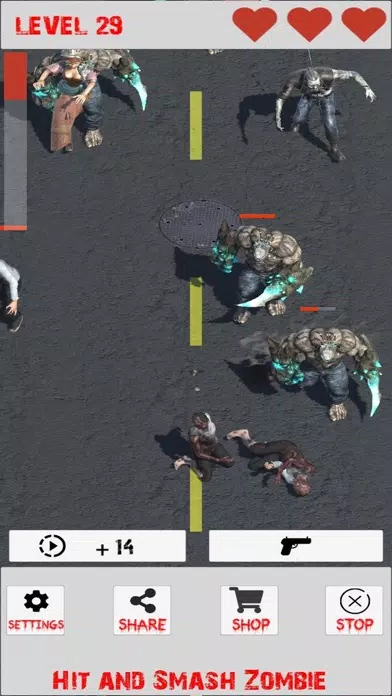 Captures d'écran de Smash Zombies: Hit and Smash