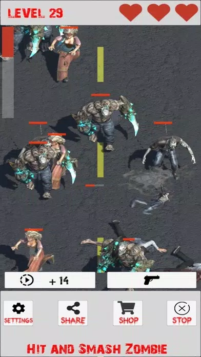 Captures d'écran de Smash Zombies: Hit and Smash