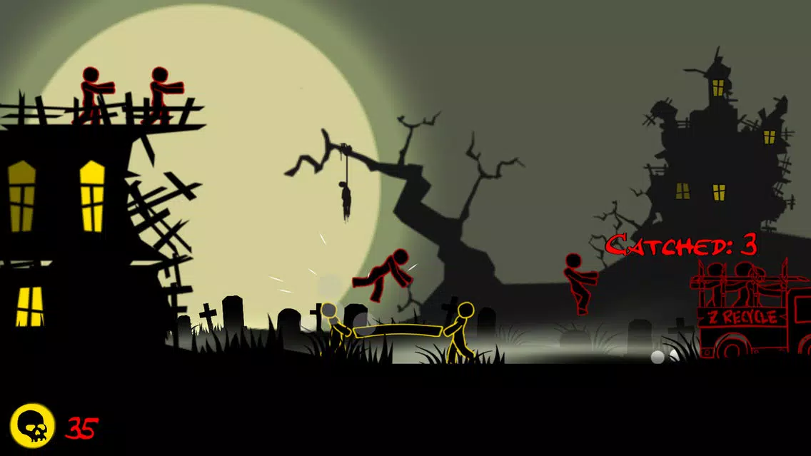 Tiny Man Jump - Zombies!應用截圖