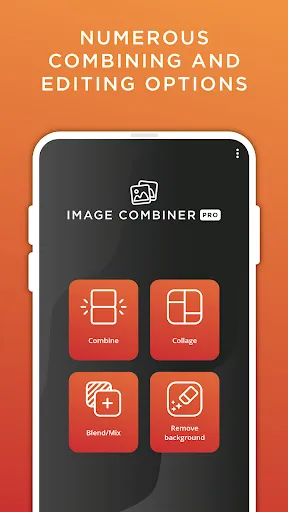 ภาพหน้าจอของ Image Combiner & Editor