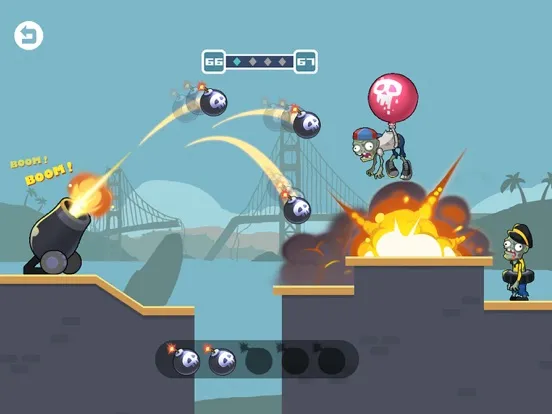 Capturas de pantalla de Zombie Cannon Shot iPad 