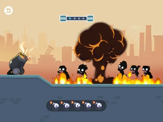 Capturas de pantalla de Zombie Cannon Shot iPad 