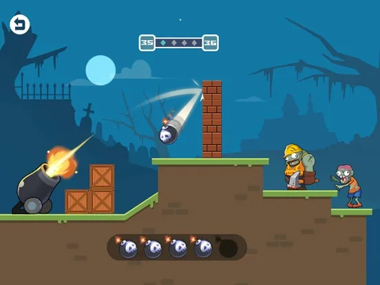 Capturas de pantalla de Zombie Cannon Shot iPad 