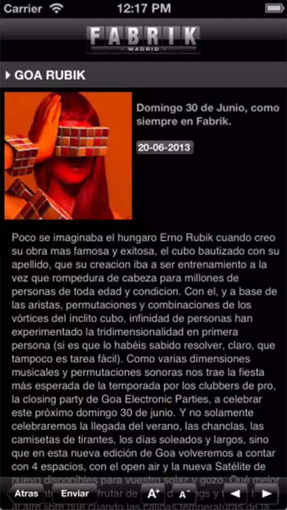Fabrik سکرین شاٹس