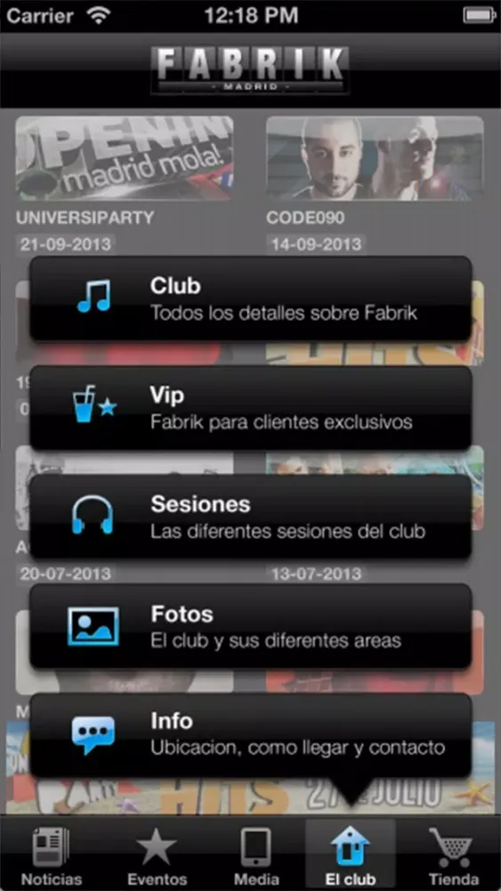Fabrik سکرین شاٹس