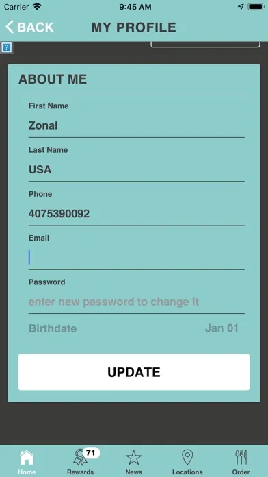 Z-Bar and Grill स्क्रीनशॉट