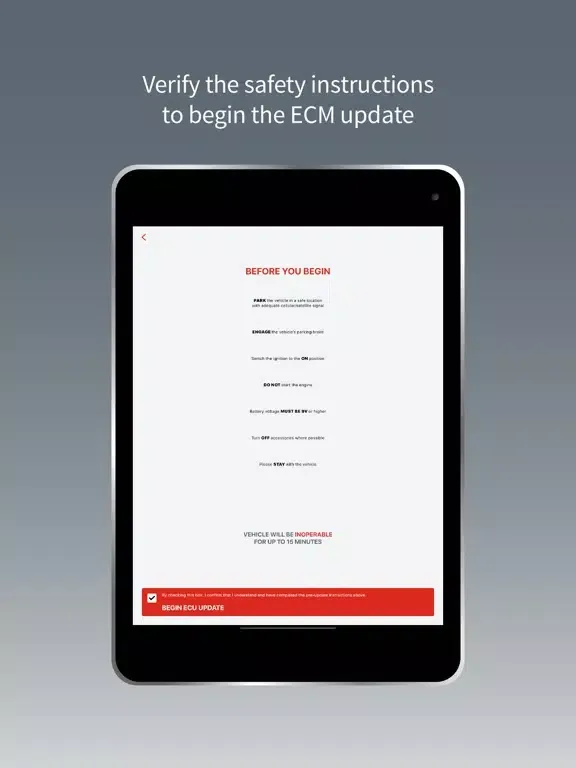 ภาพหน้าจอของ Zonar OTAir for Cummins Engine iPad 