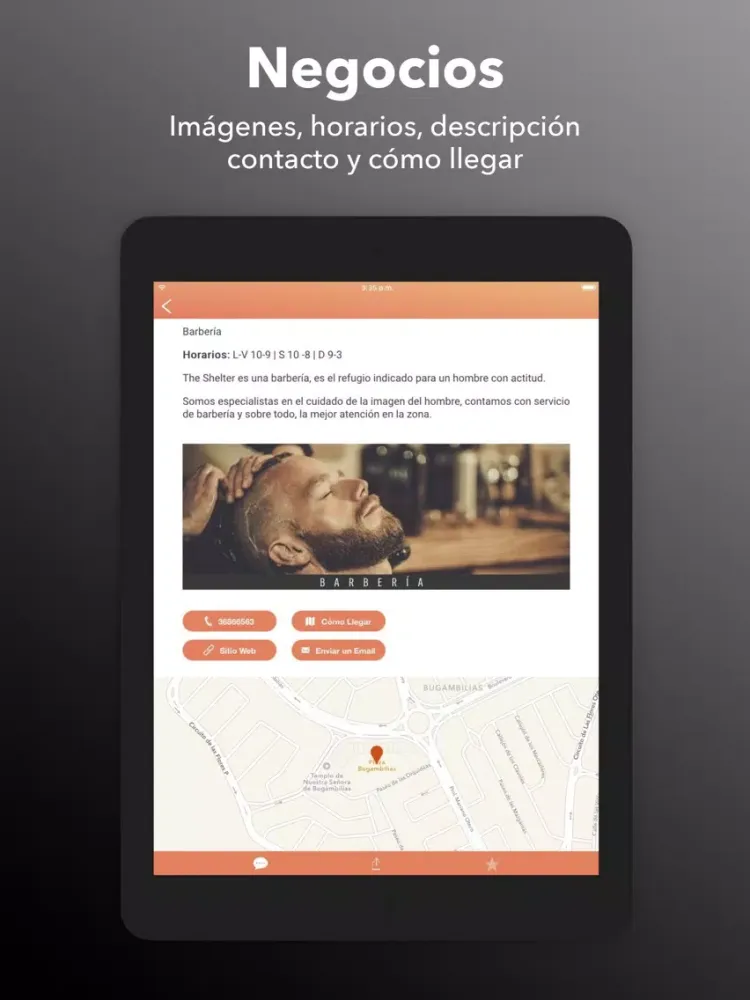 Ảnh chụp màn hình của Zona Sur GDL iPad 