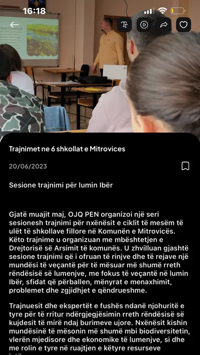 Zrzuty ekranu Youth for Ibër