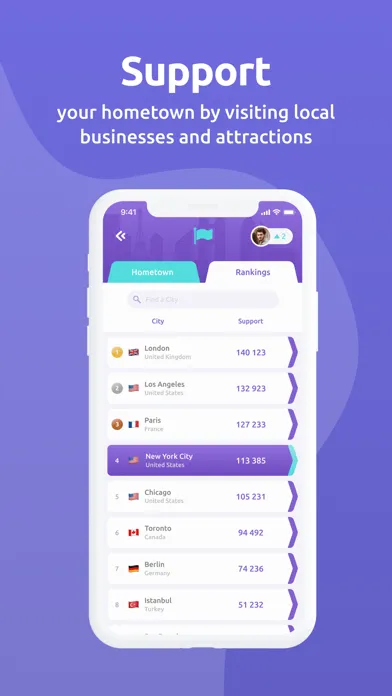 Capturas de tela do Zonder: Real-World Travel Game