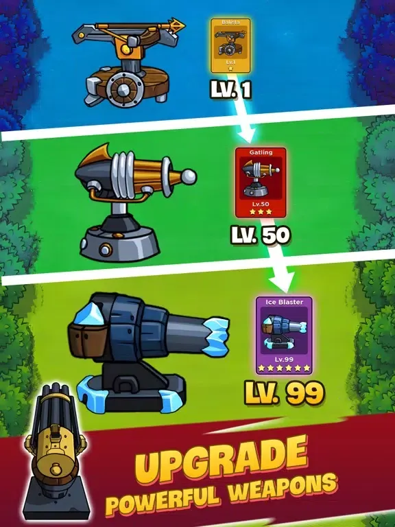 Legend of Hunters: Defense War iPad  स्क्रीनशॉट