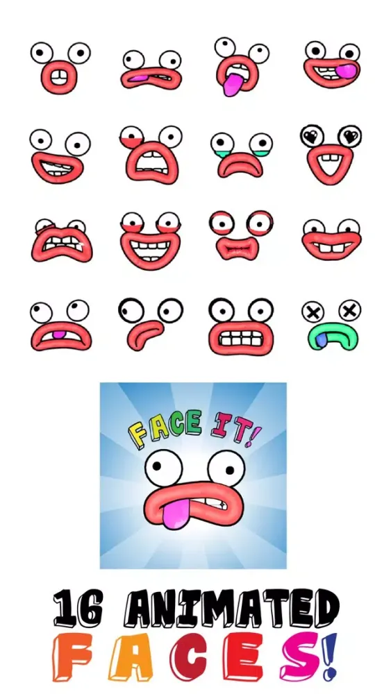 Face It Stickers Screenshots