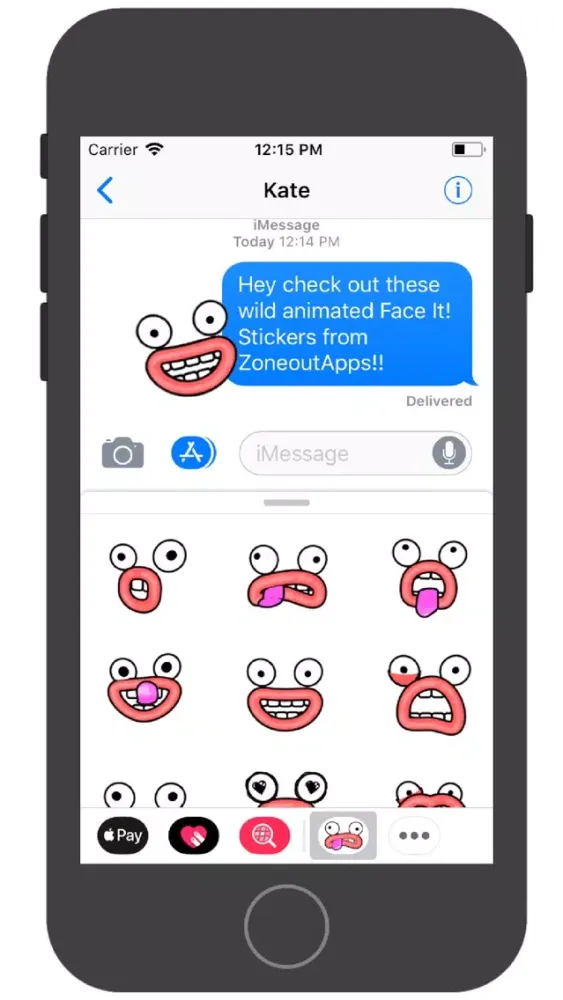 Face It Stickers Screenshots