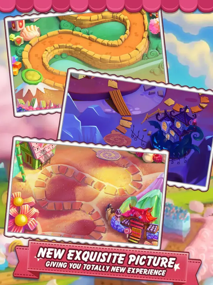 صور Candy Smash-Cookie Mania iPad 