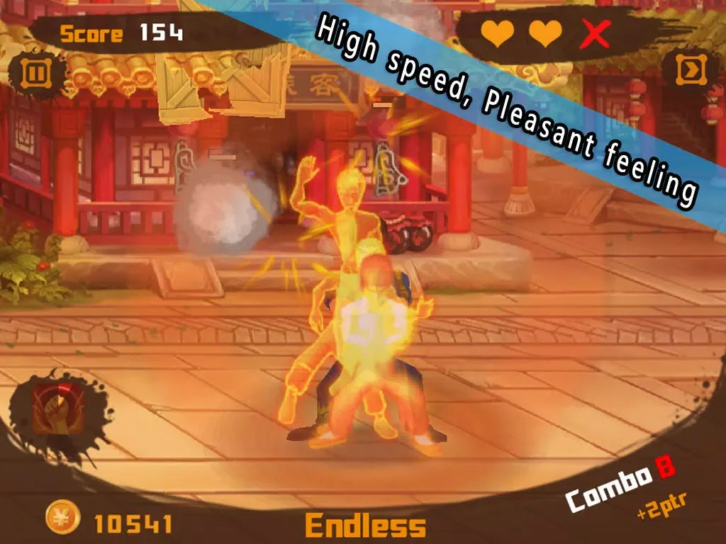 Tangkapan skrin Kung Fu King iPad 