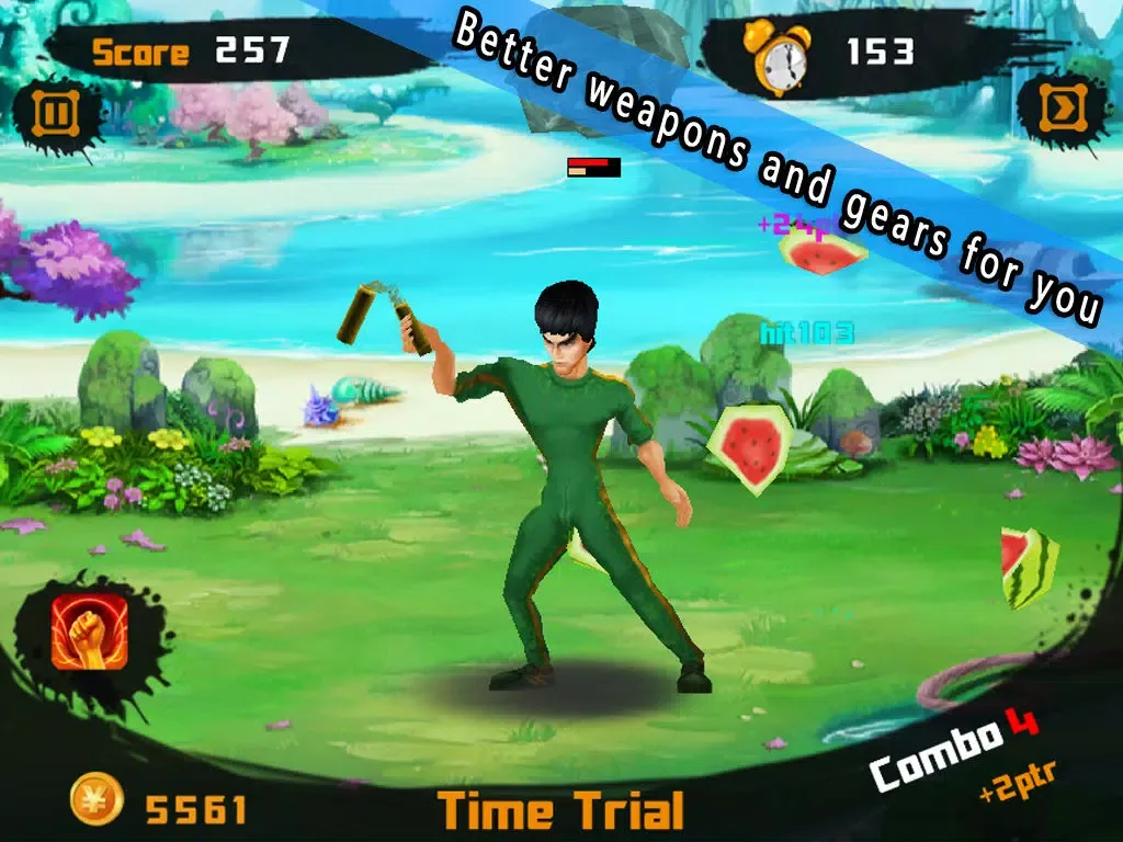 Tangkapan skrin Kung Fu King iPad 