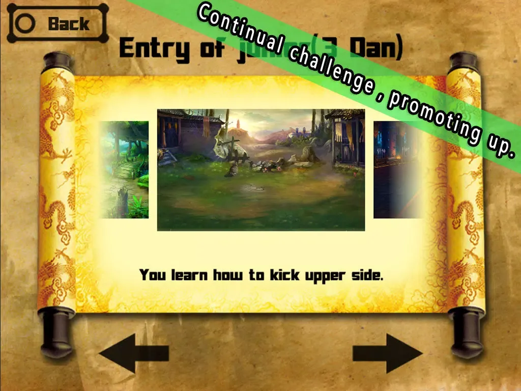 Tangkapan skrin Kung Fu King iPad 