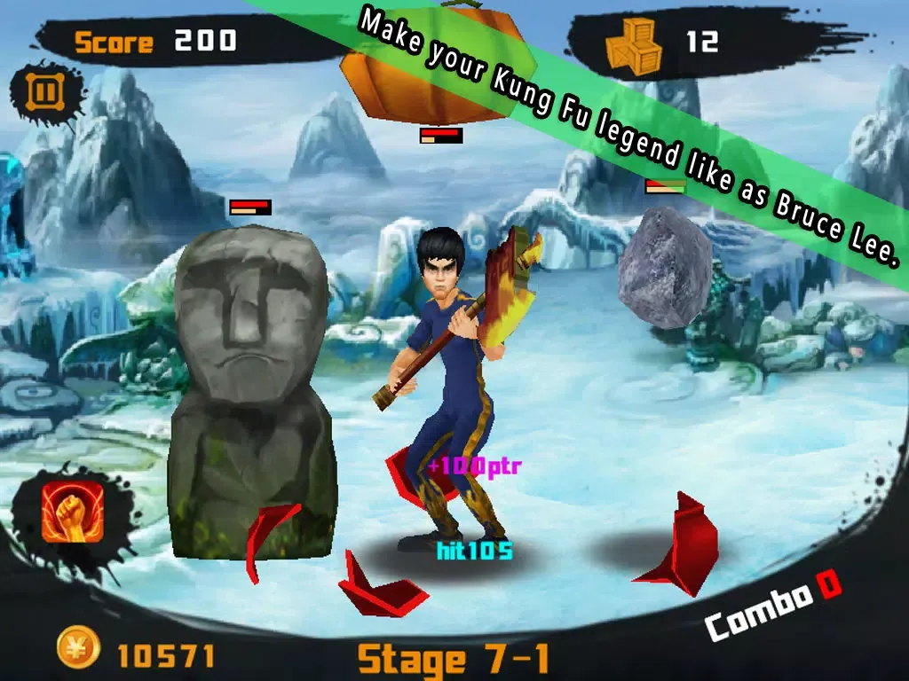 Tangkapan skrin Kung Fu King iPad 